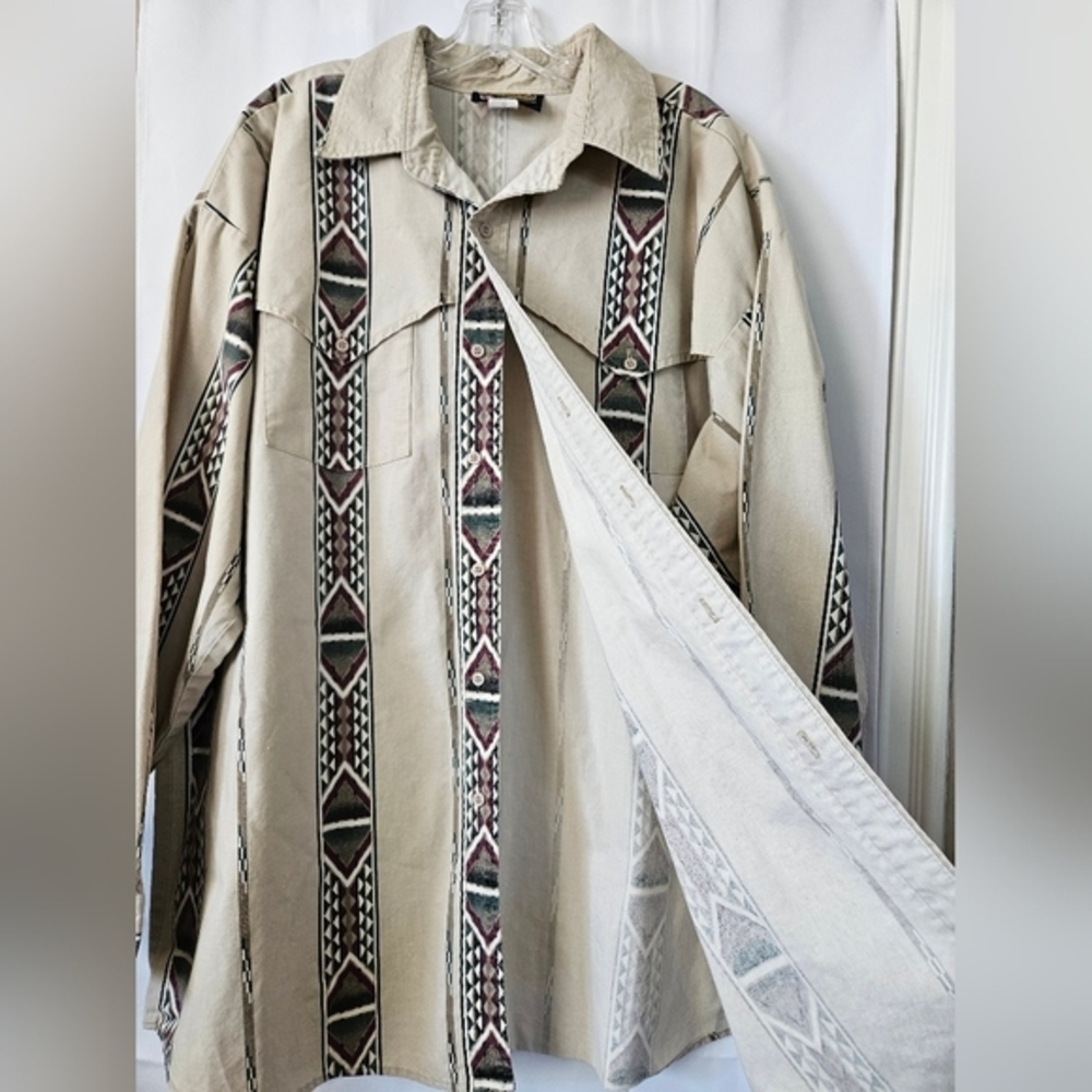 Panhandle Slim button down southwestern‎ Mens shirt Size XXL Vintage - Picture 6 of 8